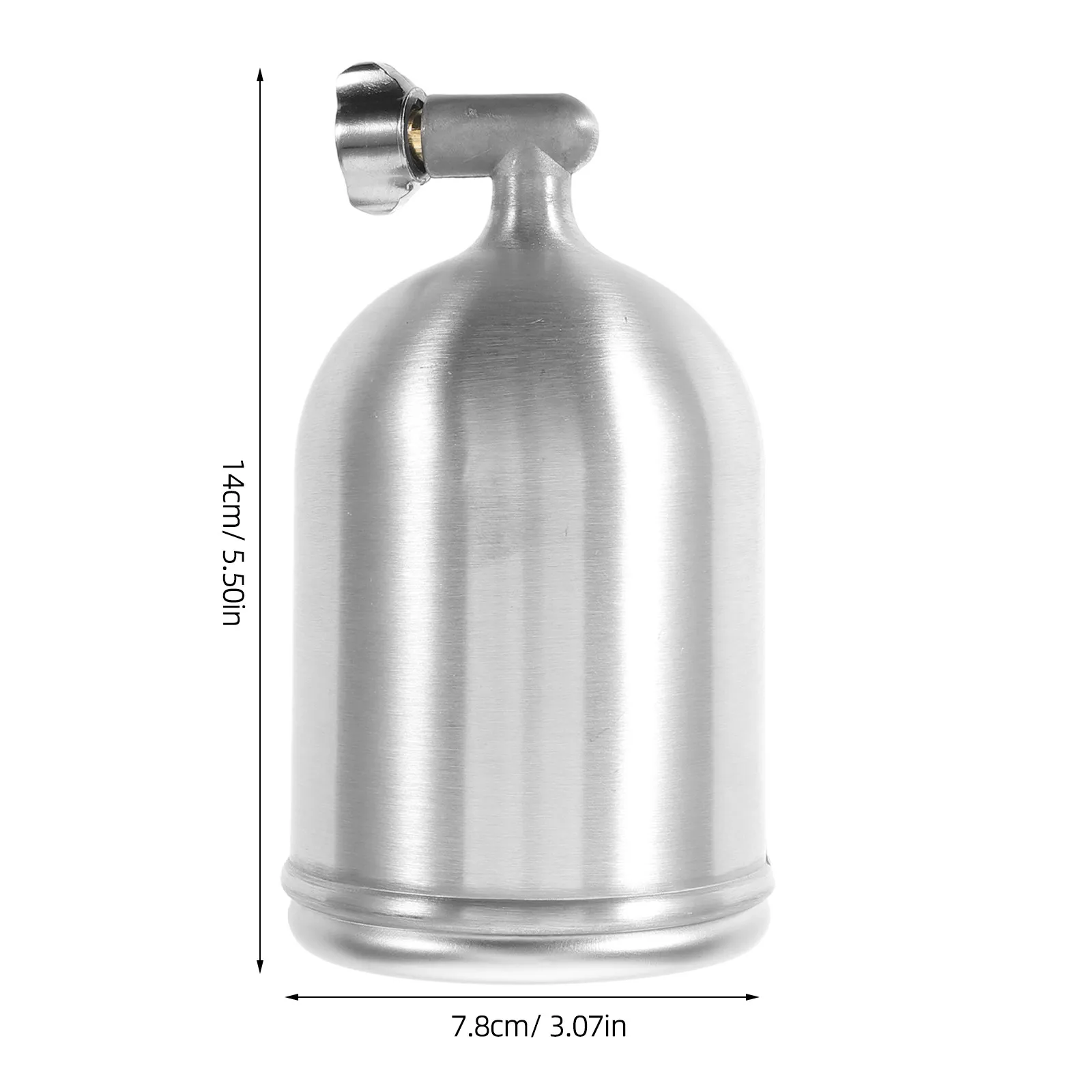Aluminum Paint Sprayer Canister Replacement 400Ml Inner Outer Thread Compatible Paint Spray Pot Home Renovation Industrial