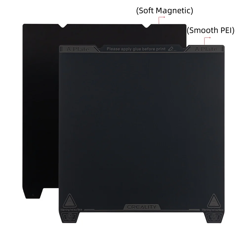 

Creality оригинальный Ender 3 V3 SE/Ender 3 V3 KE Smooth PEI Отличная адгезия 235x235 мм набор пластин с мягким магнитом