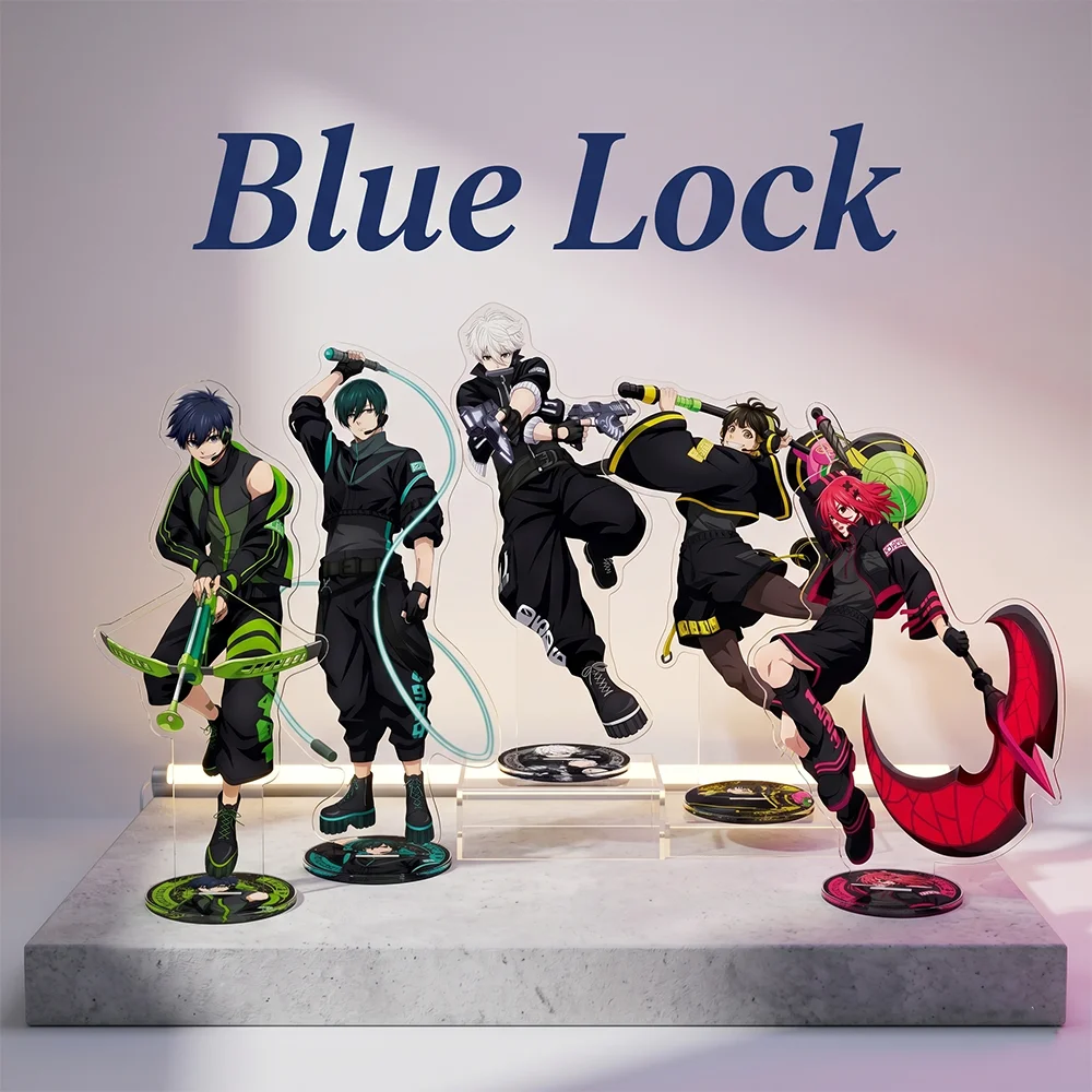 Blue Lock VIRTUAL BATTLE Ver 15CM Double Sided Acrylic Stand keychain 2026 New Anime Stand Itoshi Rin Isagi Yoichi Desk Decor