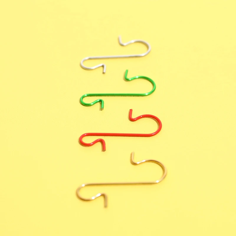 50pcs Christmas Ornament S-Shaped Hooks Holders Christmas Tree Ball Pendant hanging Decoration for home Navidad New Year