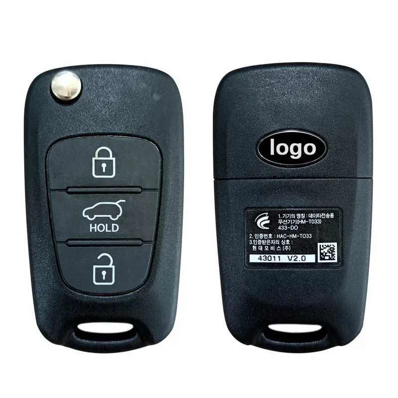 

CN051146 Genuine Kia Cerato 2010+ Flip Remote, 3Buttons, RKE-4F04 , 433MHz 95430-1M250 NO CHIP