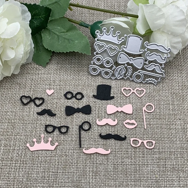 Hat & Bow Tie Collecti Metal Cutting Dies Stencils For DIY Scrapbooking Decorative Embossing Handcraft Die Cutting Template Mold