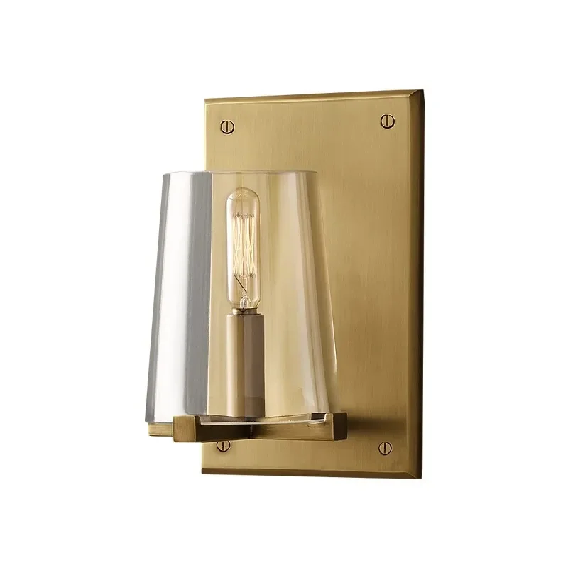 LED wall lamp with modern Italian style multifunctional indoor glass suitable for corridor and lobby decoration lighting
