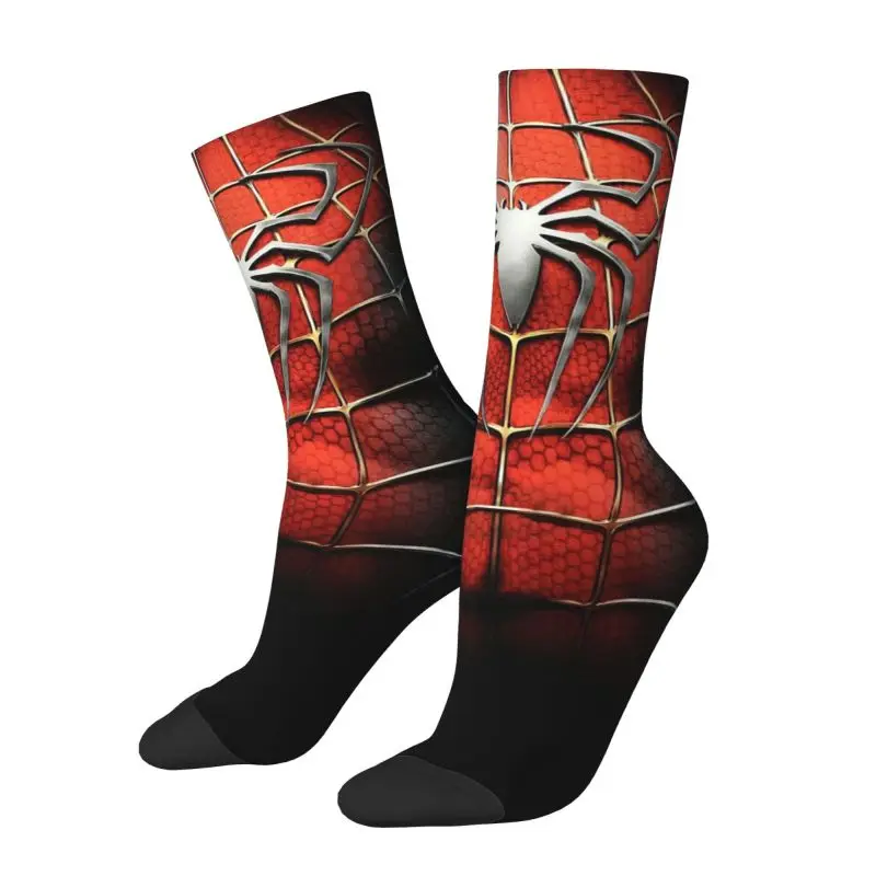 Spider Web Men's Crew Socks Unisex Novelty Spring Summer Autumn Winter Dress Socks