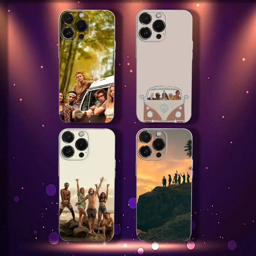 

O-Outer TV B-Banks Drama Phone Case For iPhone 17,16,15,14,13,12,11 Pro,Max,Plus,X,XS,XR,SE4,E Mini Transparent Soft Cover