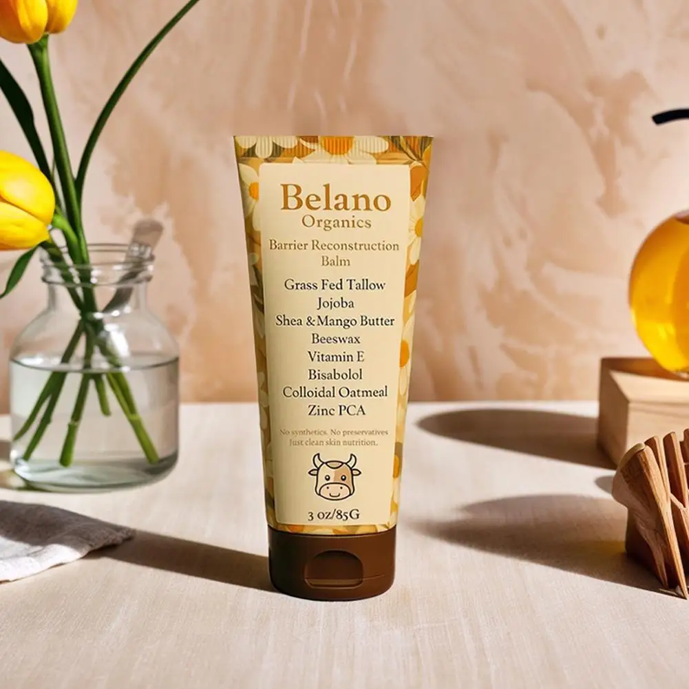 1 قطعة لحم البقر Belano كريم بلسم طويل مغذي عميق ترطيب طويل الأمد ترطيب تنعيم العناية بالبشرة الطبيعية
