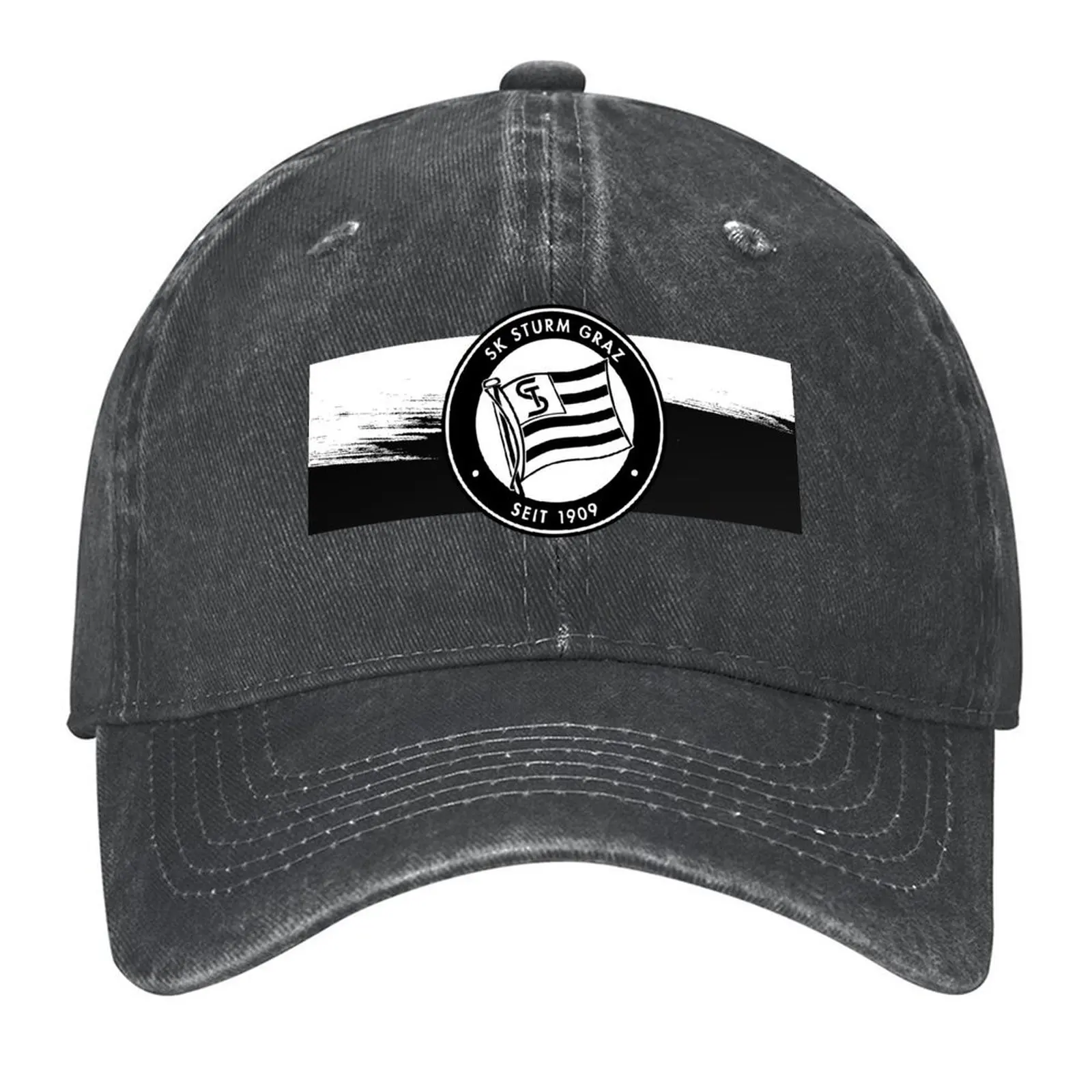 

SK Sturm Graz Die Schwoazn Baseball Cap Rave New In Hat Cosplay Luxury Cap For Women Men's