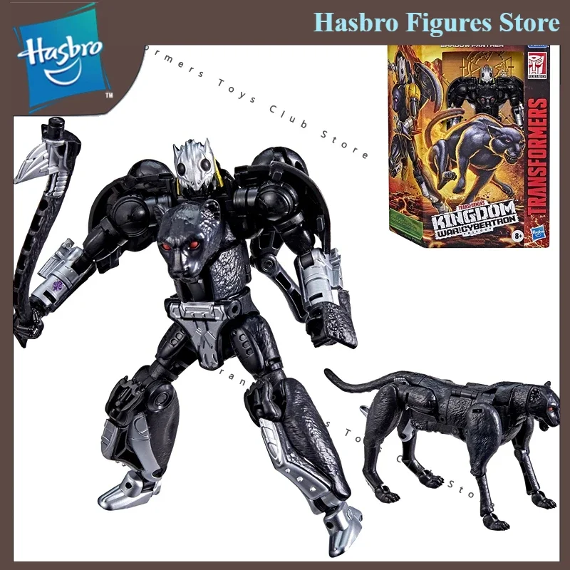 HASBRO-Transformers Batalha de Cybertron Figuras de Ação, Sombra Melhorada, Pantera Negra, Colecionando Hobbies, Presente Toy, Em Stock