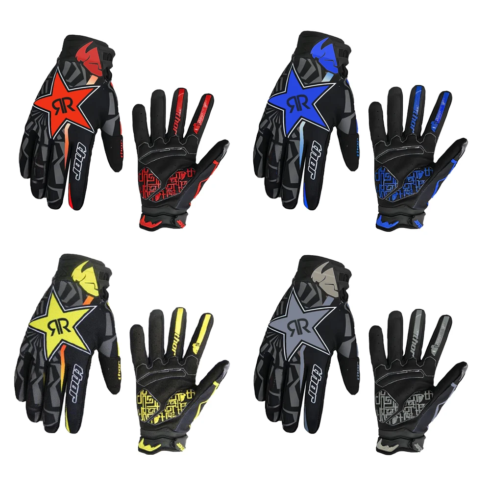 Guantes de bicicleta, adecuados para motocicletas, bicicletas de montaña todoterreno y actividades al aire libre. Adecuado tanto para hombres como para mujeres.