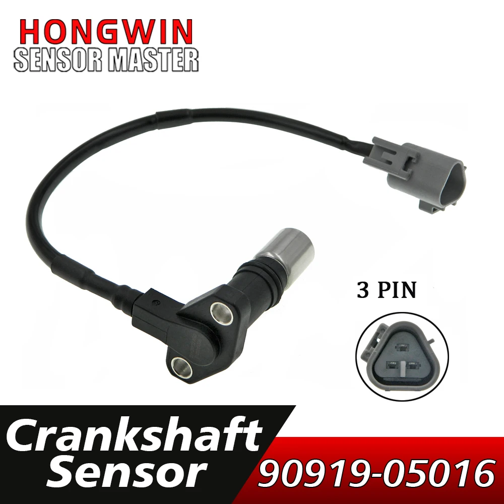 

High Quality Engine Crankshaft Position Sensor 90919-05016 0296000271 For Toyota 4runner Tacoma T100 2.4L 2.7L 1994-2004