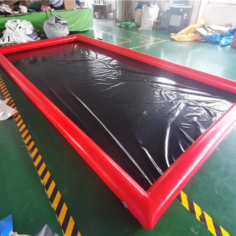 Water Reclamation System Wash Pads Airtight Pvc Portable Wash Pad Car Cleaning Inflatable Car Wash Mats