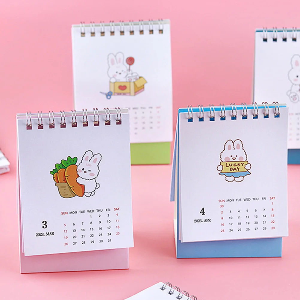 

Мини-настольный календарь 2023, маленький бумажный настольный календарь, практичный офисный школьный органайзер для расписания