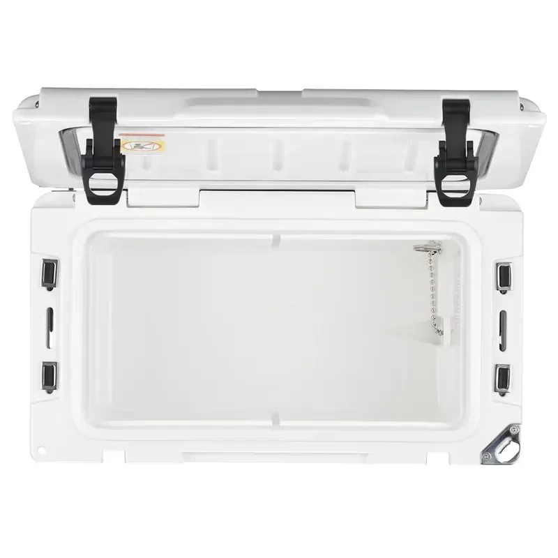 30QT Square Rotomolded Camping Cooler, Portable Insulated Ice Chest for Car & Outdoor Food Storage