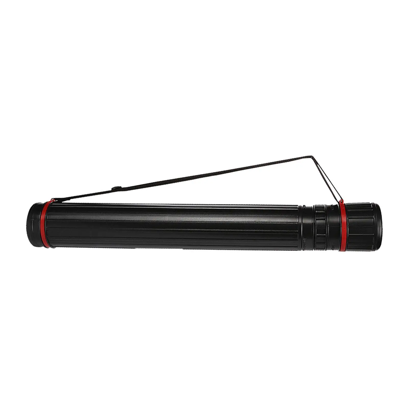Telescoping Poster Tube with Shoulder Strap Portable Scroll Holder Case Storage Tube for Paper Scroll Blueprint