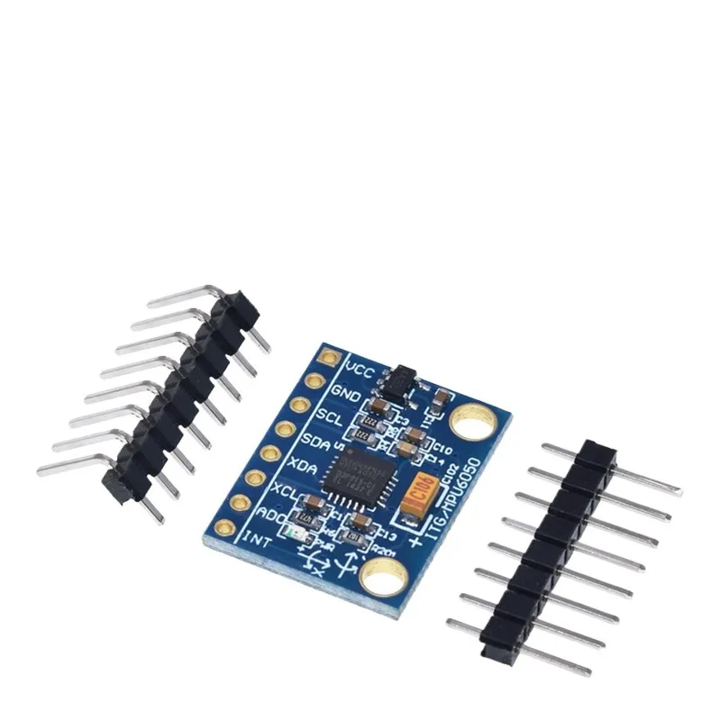 

MPU-6050 Module three-axis acceleration gyroscope 6DOF GY-521 with code schematic, gold-plated plate