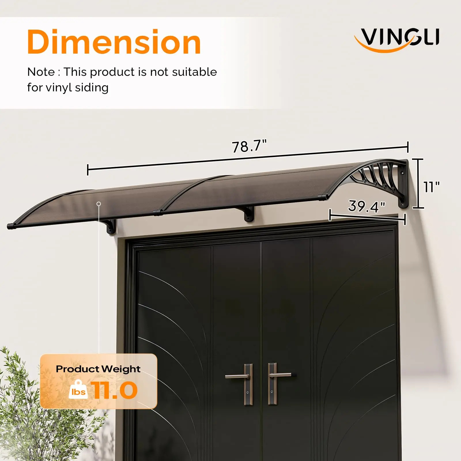 Awning for Door Entrance, 40