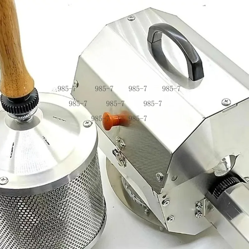 Thermal Stainless Steel Drum Coffee Roaster, Commercial Household Dual Use High Temp Resistant Coffee Bean Roasting Equipment
