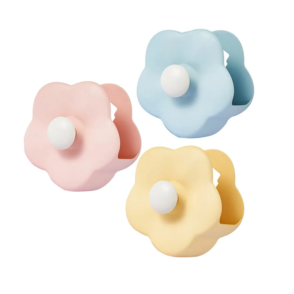 3Pcs Decorative Flower Pen Holder Wall Mounted Desktop Storage Organizer Multi-Functional Stationery Box for Office School Home