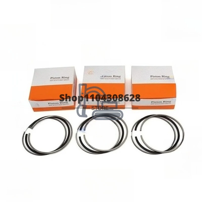 

3TNC80 80*2+2+4mm Piston Rings 3 Cylinders Engine STD 80mm Overhaul Rebuild Kit