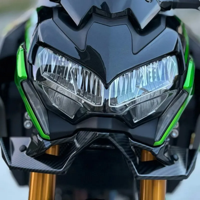 New Front Spoiler Winglet Aerodynamic Wing Spoiler For Kawasaki Z900 ABS / SE / Performance 2020 2021 2022 2023 2024 Motorcycle