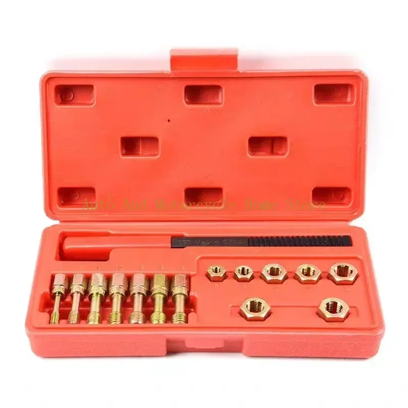 

15 Piece Screw Thread Repair Tool Tapping Set Auto Group