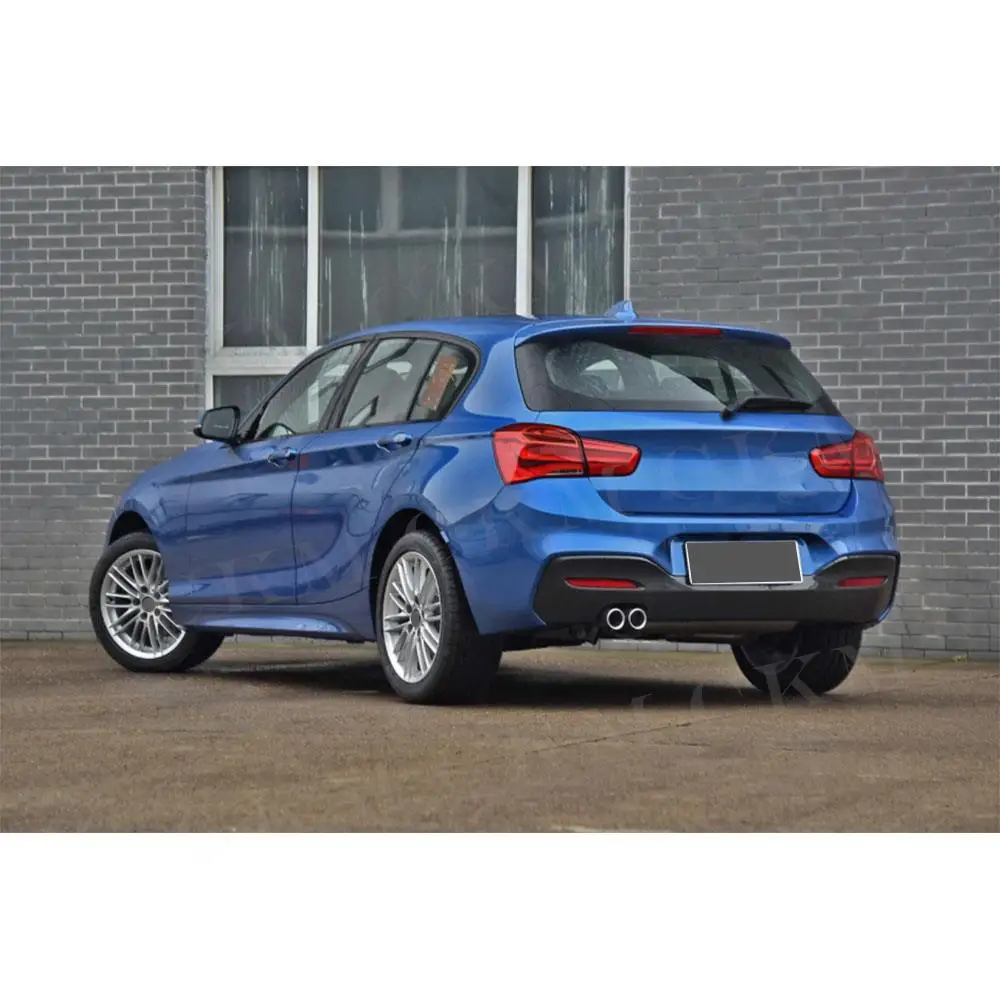 

for BMW 1 Series F20 M Sport M135i M140i 2015 2016 2017 2018 Gloss Black Rear Bumper Diffuser Lip Rear Bumper Lip OO-