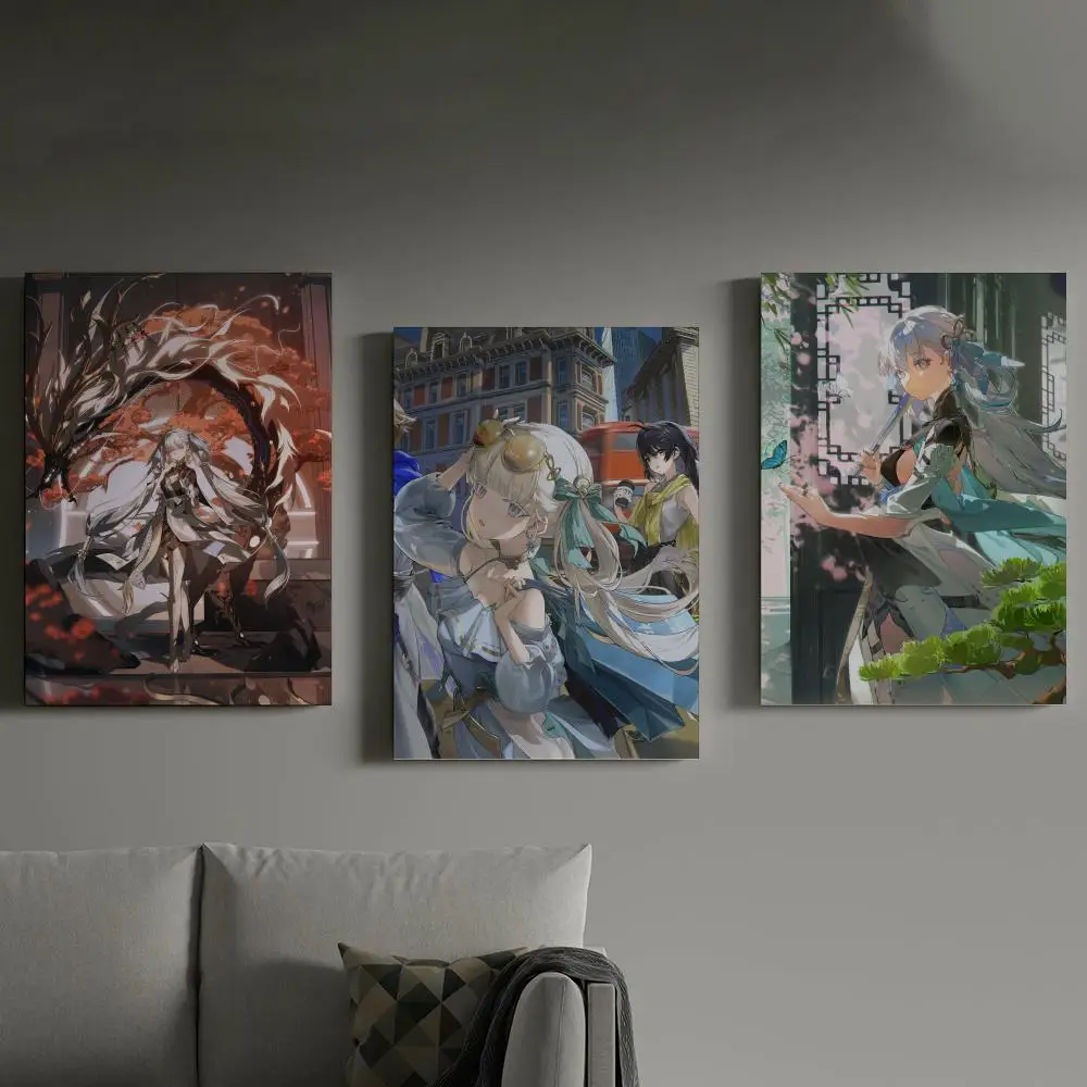 

Jinhsi Wuthering Waves Poster Prints Canvas Painting Wall Art Picture Living Room Home Decor Tracklist Music Album Cover