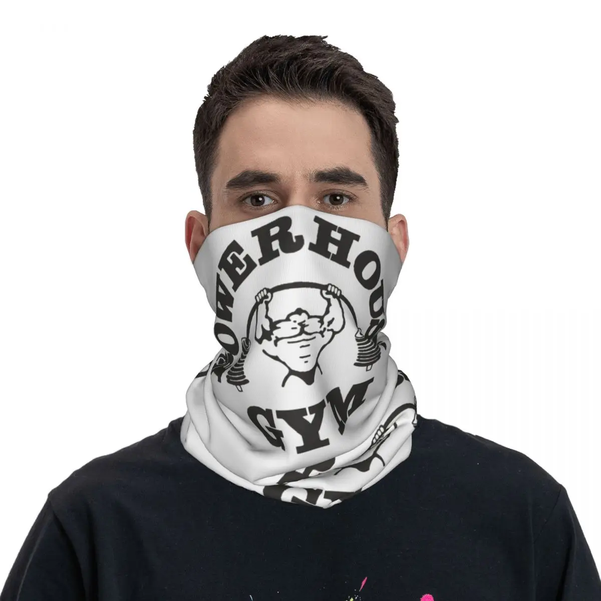 Power House Gym Merchandise Bandana Neck Gaiter weightlifting Wrap Scarf Cool Running Headwear for Men Women Breathable