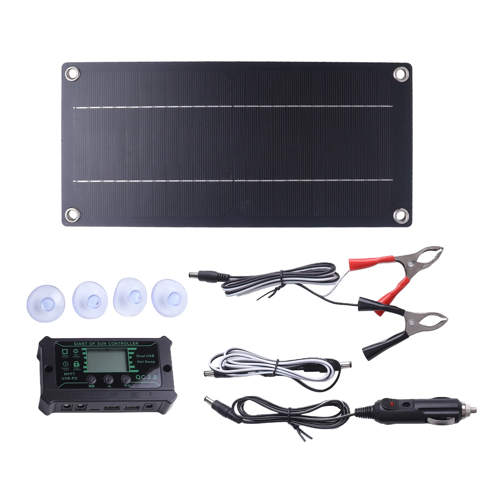 30*14.5cm 18V Battery Solar Kit High-quality Materials Optimal Energy Conversion Resistant To For Car 30*14.5cm