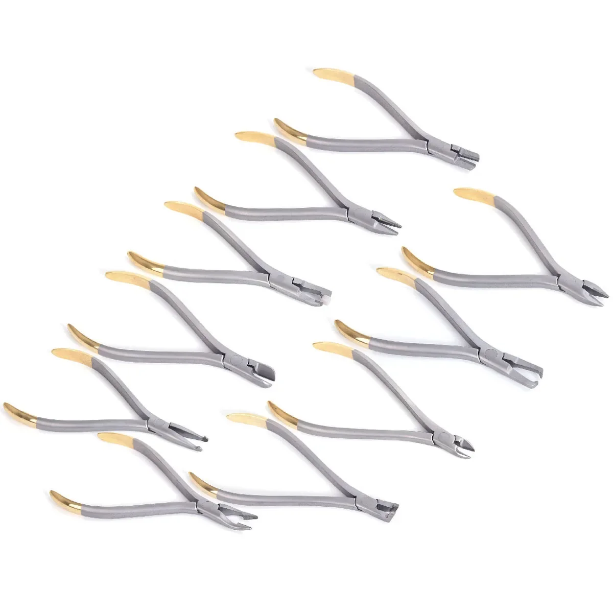 18pcs/set Dental Orthodontics Pliers Orthodontic Forceps Distal End Cutter Plier Bracket Brace Remover Plier Dentistry Tools