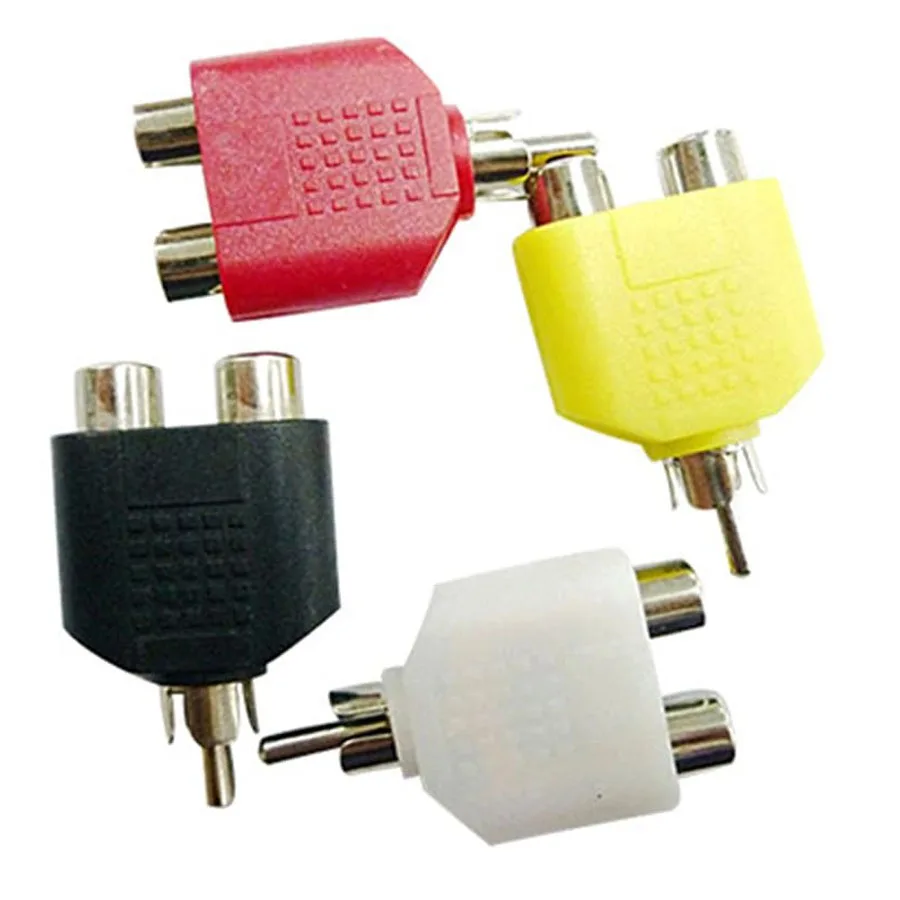4 Pcs Rca Y-Splitte…