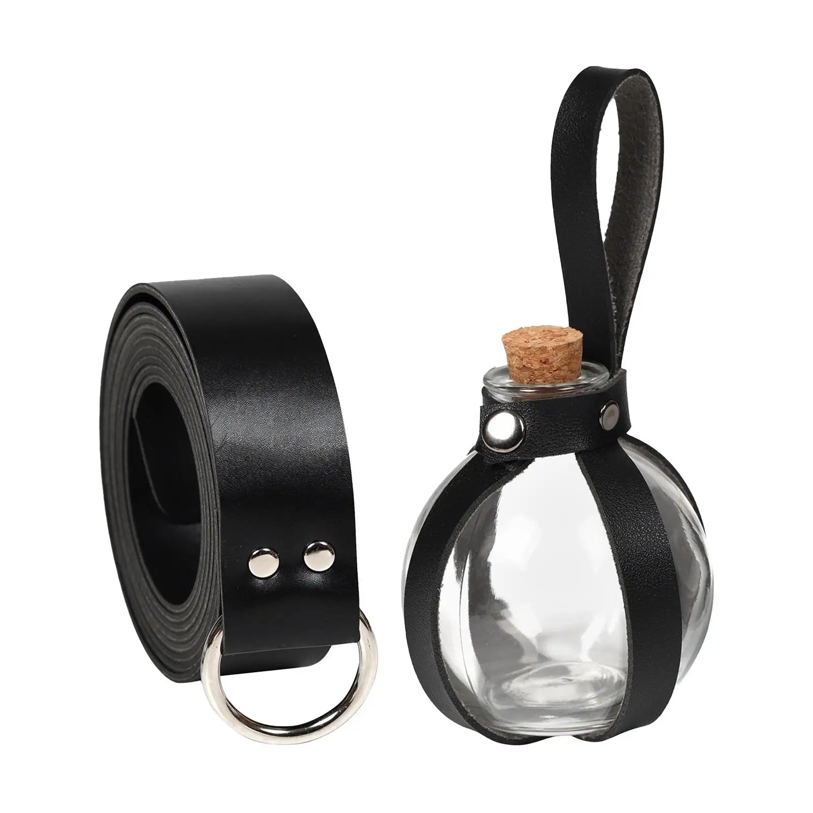 

PU Leather Medieval Belt 190cm Medieval Accessories Party Clear Viking Belt