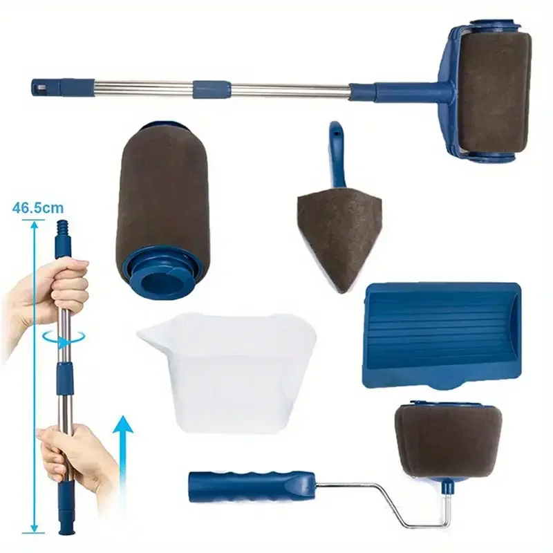 

Professional Extension Paint Roller Perfect Edge Artwall Painting Tool Household Brush Accessories