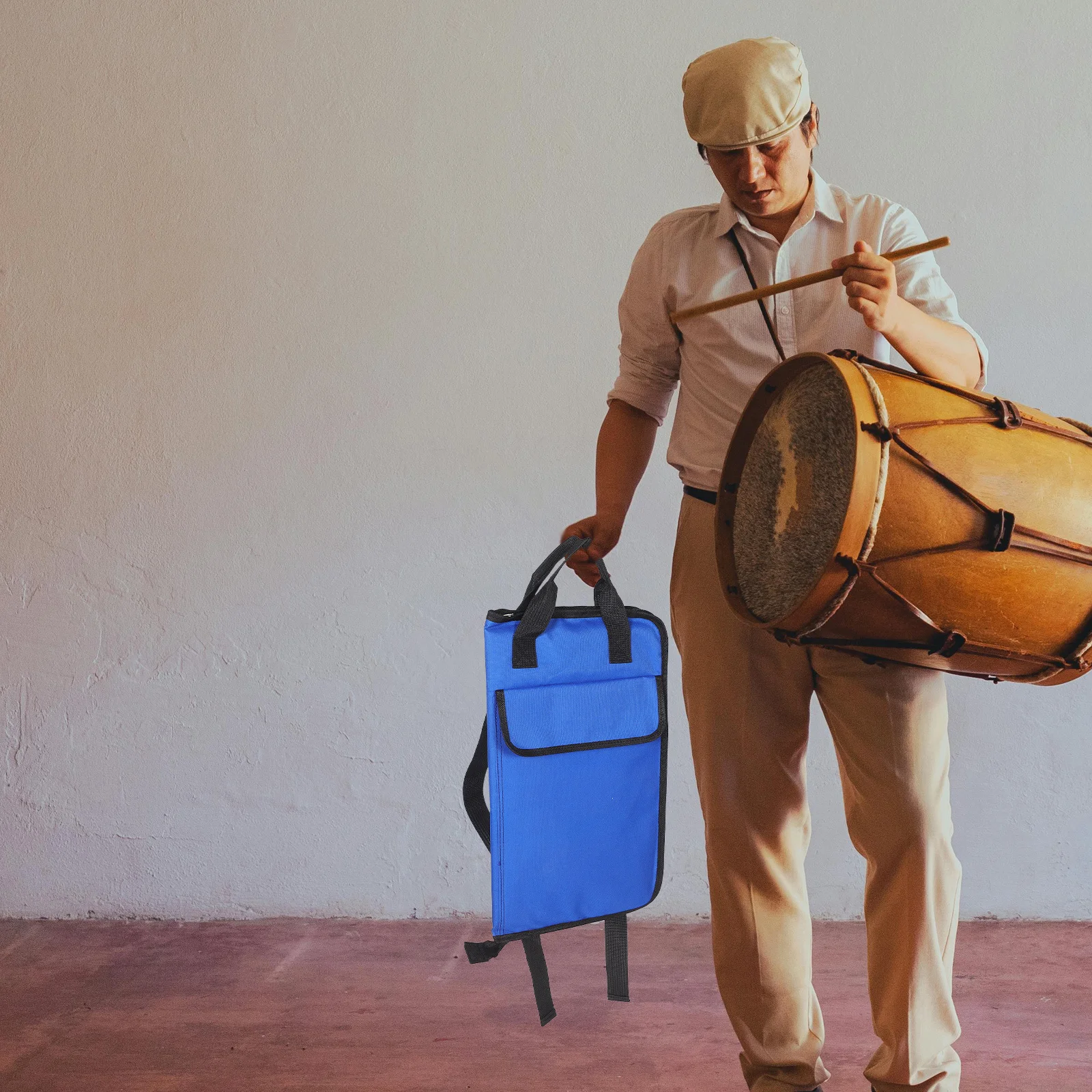 

Drum Stick Shoulder Pouch Thickened Oxford Cloth Wear Resistant Drum Stick Storage Bag Portable Organizer Carrying Bag