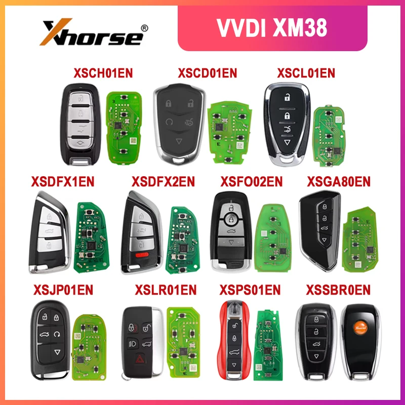 

Xhorse Smart Key XSCD01EN XSCH01EN XSCL01EN XSDFX1EN XSDFX2EN XSFO02EN XSGA80EN XSJP01EN XSLR01EN XSPS01 XSSBR0EN Global Version