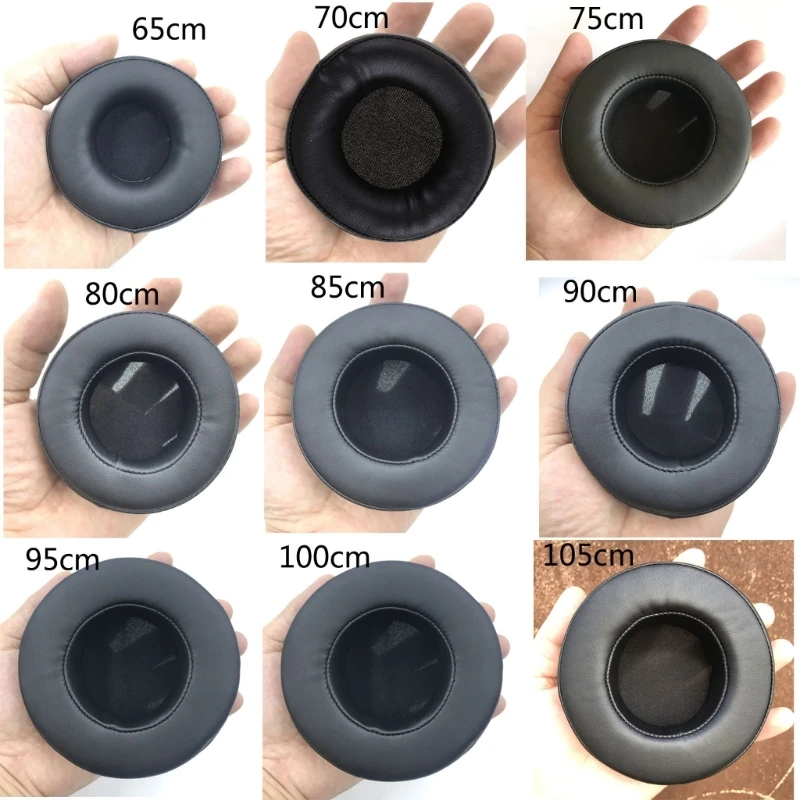 1 para osłona na słuchawki wkładki do uszu słuchawki nauszniki 65mm 70mm 75mm 80mm 85mm 90mm 95mm 100mm 105mm 110mm