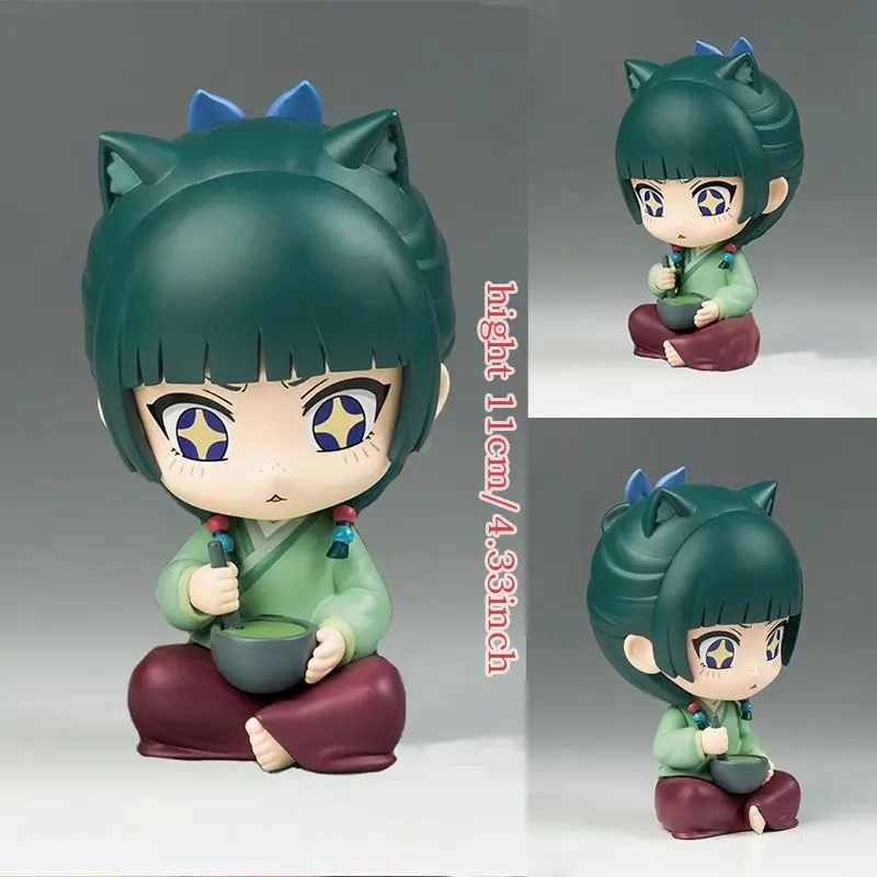 أنيمي ماوماو apothecary الشكل جينشي ماوماو عمل الشكل ماوماو تمثال جمع ألعاب الدمى سطح المكتب زخرفة هدايا عيد الميلاد