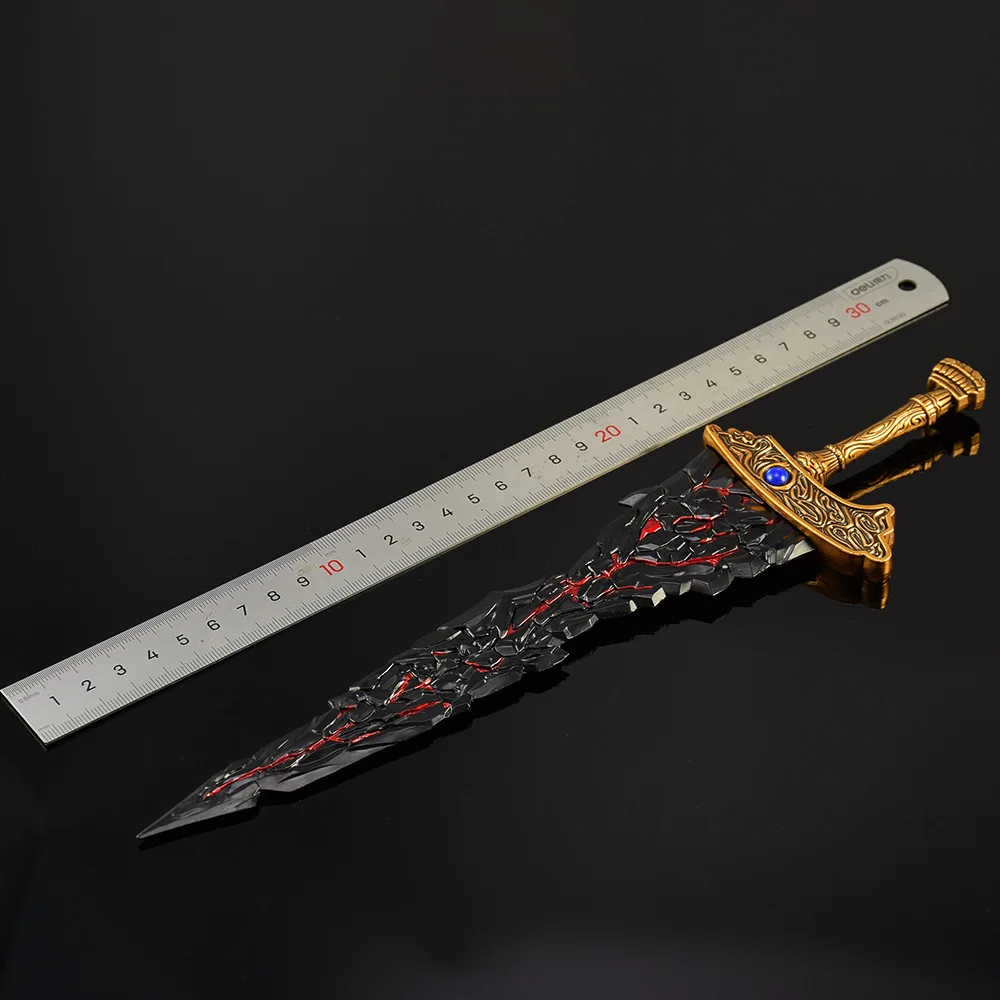 30 cm Maliketh's Black Blade Greatsword Destined Death Eldens Game Randapparatuur Wapen Model Accessoires Ornamenten Geschenken Speelgoed Jongens