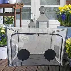 Mushroom Growing Container Mini Greenhouse Space Saving Multipurpose PVC Cover for Kids and Adults Accessories Lightweight