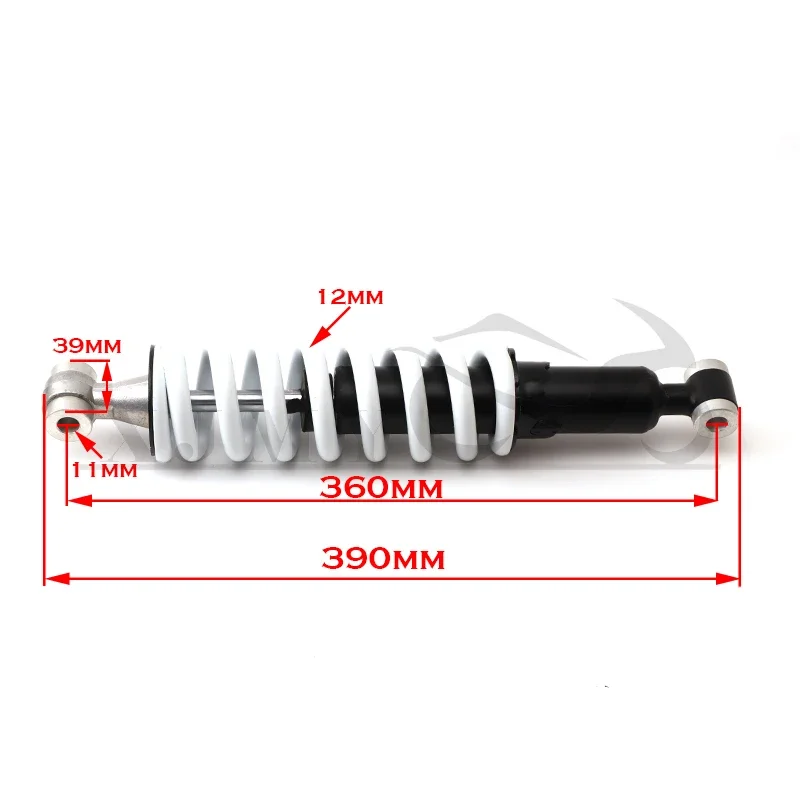 ممتص صدمات زنبركي تعليق أمامي 345 مم خلفي 360 مم مناسب للمركبات على الطرق الوعرة بأربع عجلات ATV kart 70cc 110cc #3