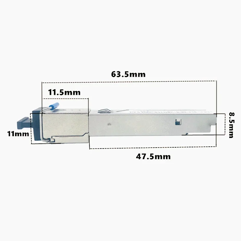 Módulo de fibra óptica SC SFP 1.25G SC 20KM 1310/1550nm Transceptor de módulo óptico SFP de fibra única para compatibilidade de pares ONU OLT5