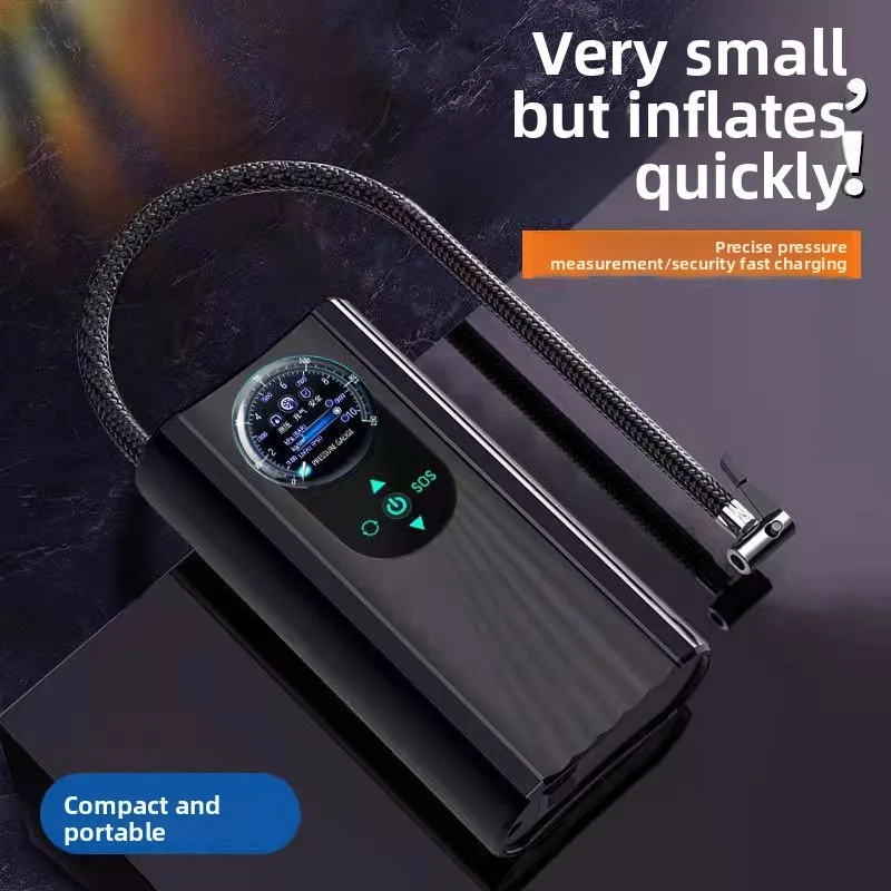 

Plug-in Car Model Car Air Pump Small Car Barrel Portable Tire Electric Air Pump Copper Turbo Motor