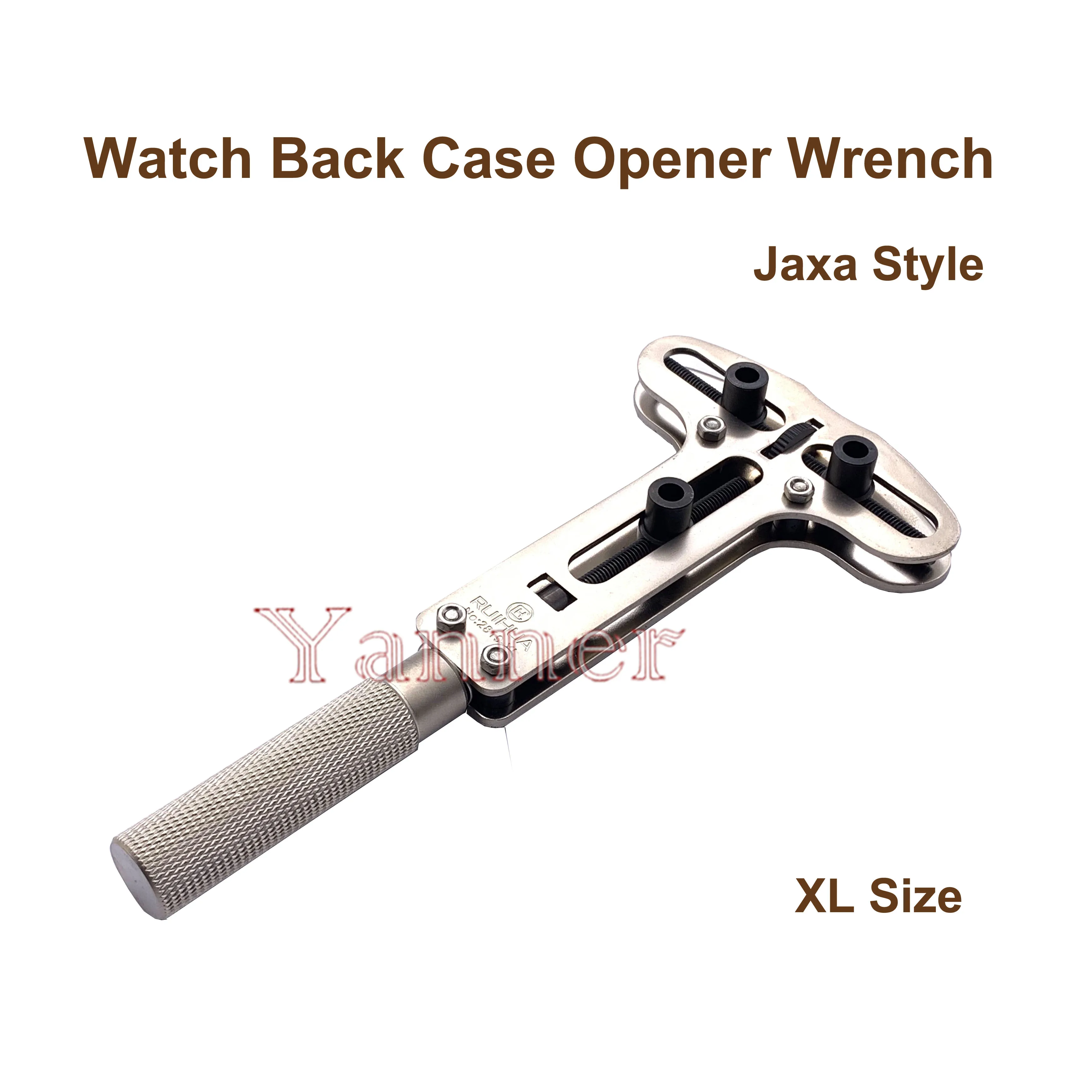 2819-T-XL Watch Back Case Opener Wrench Jaxa Style Large Waterproof Screw Case Tool for Wide Range Case Dimensions Professional