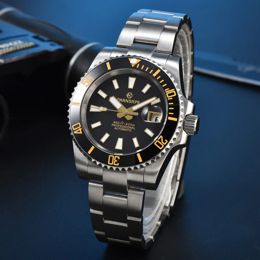 

Мужские автоматические механические наручные часы NH35A, 40 мм, с сапфировым стеклом, корпус из нержавеющей стали, водонепроницаемые, светящиеся C3