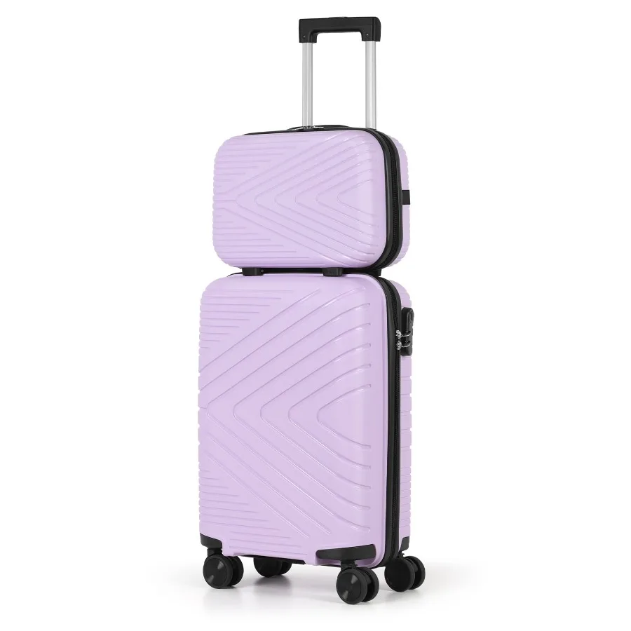 

Travel Business Trip Luggage Set PP 2 Piece 14"+20" Purple