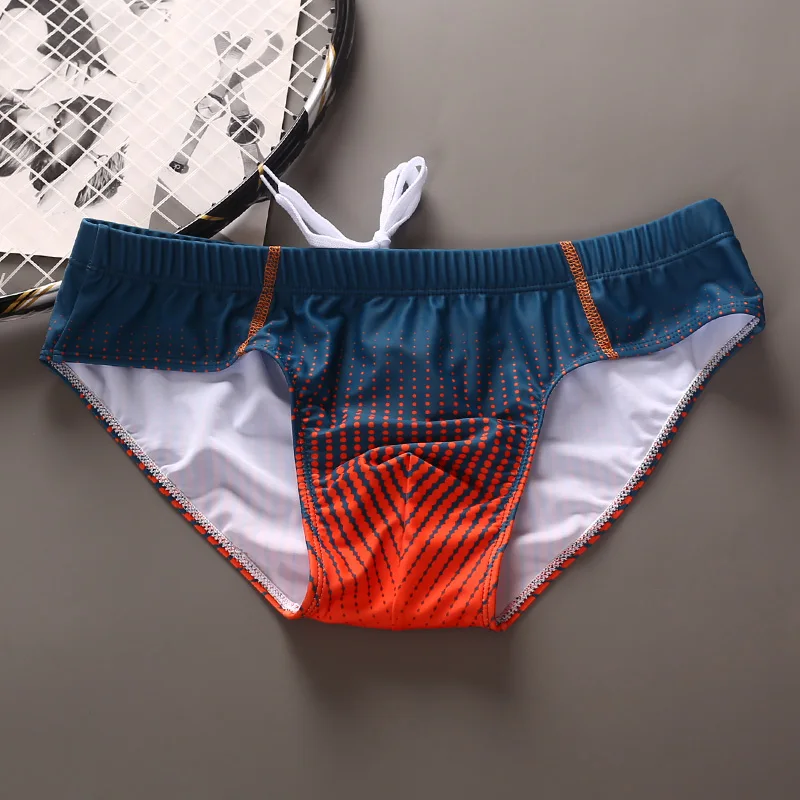 Dropshipping!! Men\'s Swimwear Sexy Summer Swimsuit Briefs Low Waist Bathing Suit Beach Wear Fashion Short Sport Homme Swim