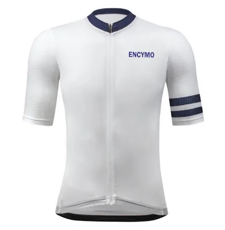 【NEW】Pro Team Top Quality Men's Cycling Jersey Short Sleeve Tight Fit Bicycle Road Bike Clothing ENCYMO