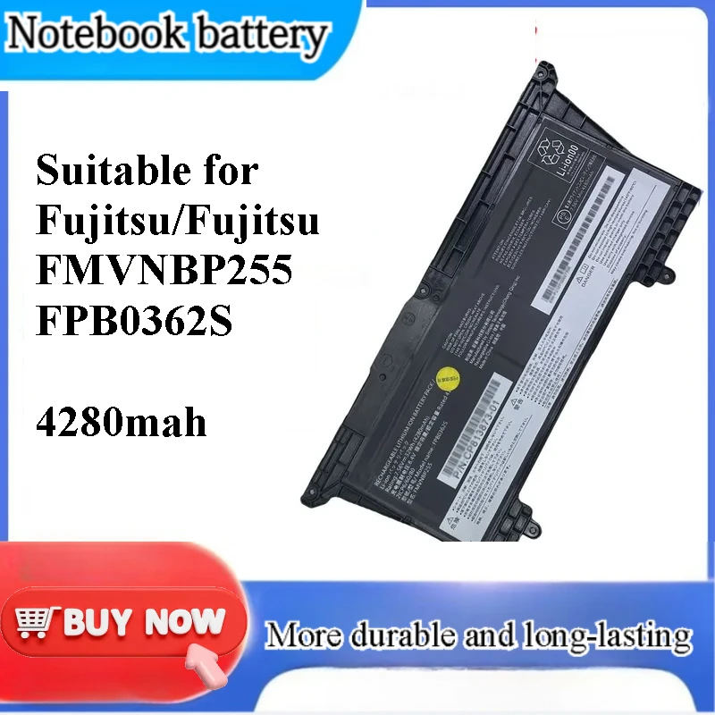 for Fujitsu FMVNBP255 FPB0362S Laptop Battery Replacement High Capacity Li-ion Notebook Power Pack Compatible with Fujitsu