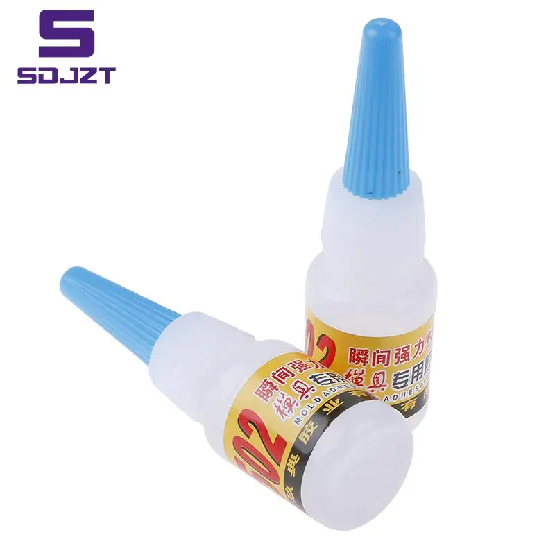 2Pcs 502 Super Glue Instant Quick-drying Cyanoacrylate Adhesive Strong Bond Fast Crafts Repair