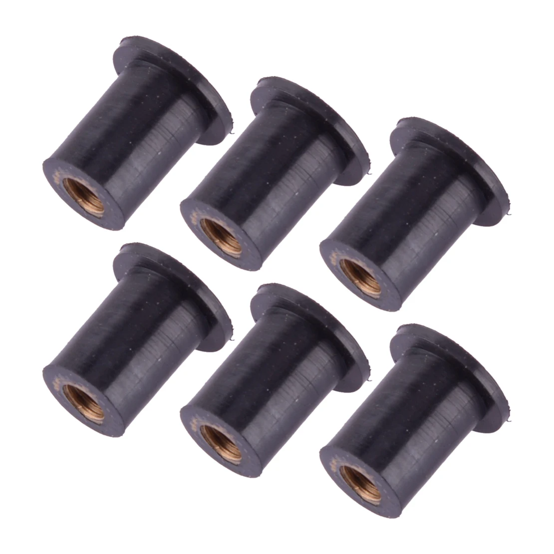 90150-05024-00 6Pcs M5 Windshield Rubber Nut 90179-05523-00 Fit For Yamaha  Apex Nytro SRX RX1 Vector Phazer V Max Snowmobile